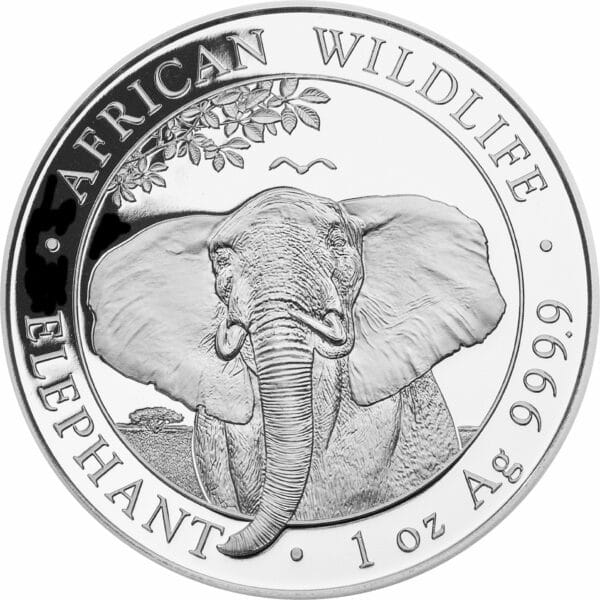 1 Unze Silber Somalia Elefant 2021