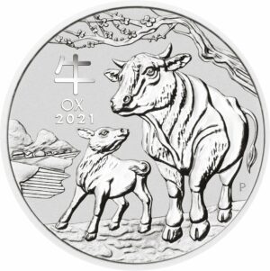 1kg Silber Lunar III Ochse 2021