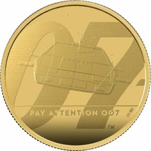 2 Unze Gold James Bond Pay Attention 007 2020 PP (Auflage: 250 | Polierte Platte)