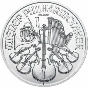 1 Unze Silber Wiener Philharmoniker 2021