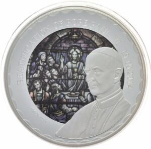 1kg Silber Papst Paul VI. 2014 (Auflage: 63 | coloriert)