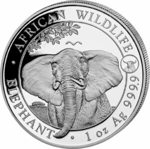 1 Unze Silber Somalia Elefant 2021 Privymark Ochse (Auflage: 5.000)