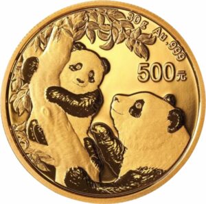 30g Gold China Panda 2021