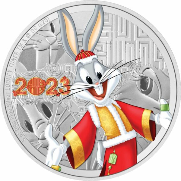 3 Unze Silber Lunar Bugs Bunny 2023 PP (Auflage: 1.000 | Polierte Platte)