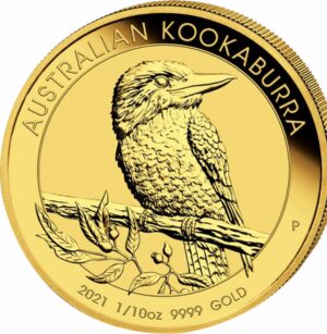 1/10 Unze Gold Kookaburra 2021