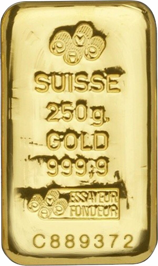 250 g Goldbarren PAMP Suisse