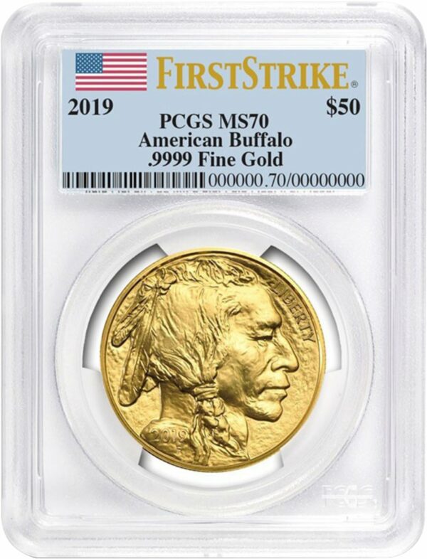 1 Unze Gold Buffalo 2019 (MS-70 PCGS | FS (First Strike))