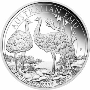 1 Unze Silber Australian Emu 2019 (Auflage: 30.000)