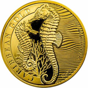 1 Unze Gold Barbados Seepferdchen 2019 (Auflage: 100 Stücke)