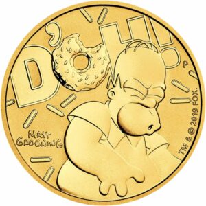 1 Unze Gold Homer Simpson 2020 (Auflage: 4.500 Stücke)