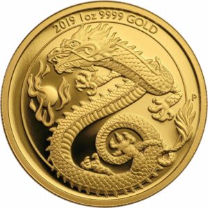 1 Unze Gold Drache 2019 PP (Auflage: 188 | Perth Mint | Chinesische Fabelwesen)