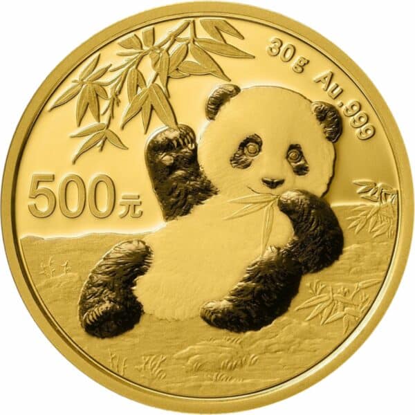 30g Gold China Panda 2020