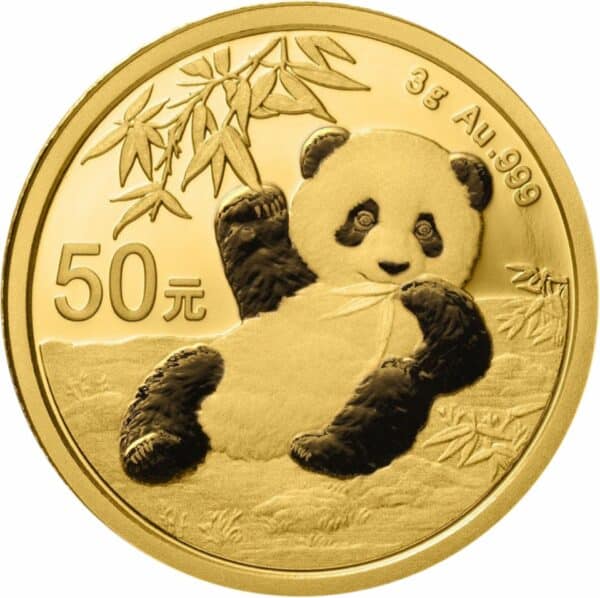 3g Gold China Panda 2020