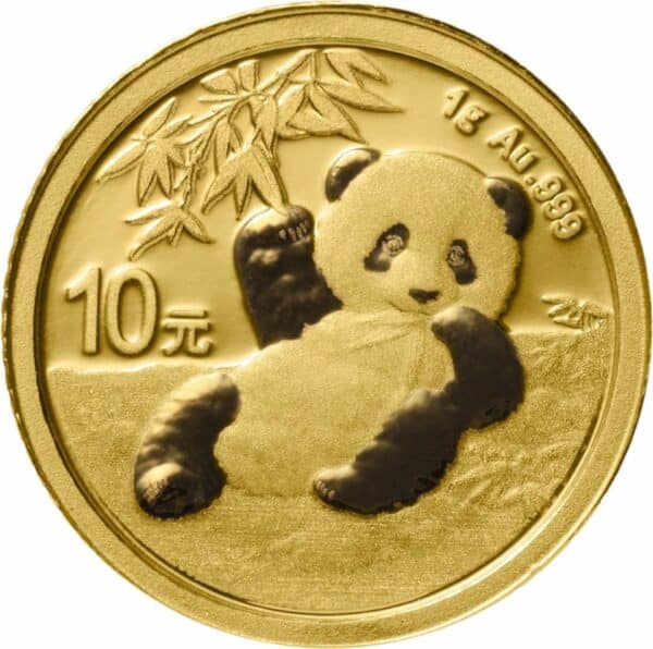 1g Gold China Panda 2020