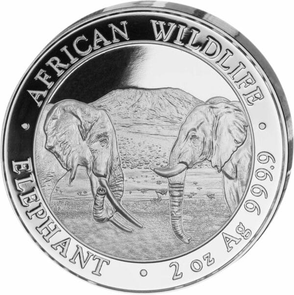 2 Unze Silber Somalia Elefant 2020