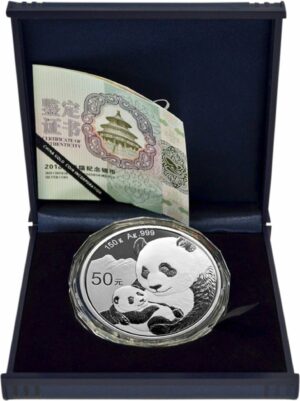 150g Silber China Panda 2020 PP (Polierte Platte | Auflage: 60.000)