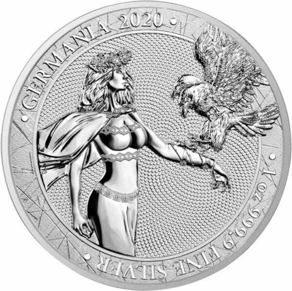 1 Unze Silber Germania 2020 (5 Mark | Auflage: 500 | Blister & Zertifikat | WMF Edition)