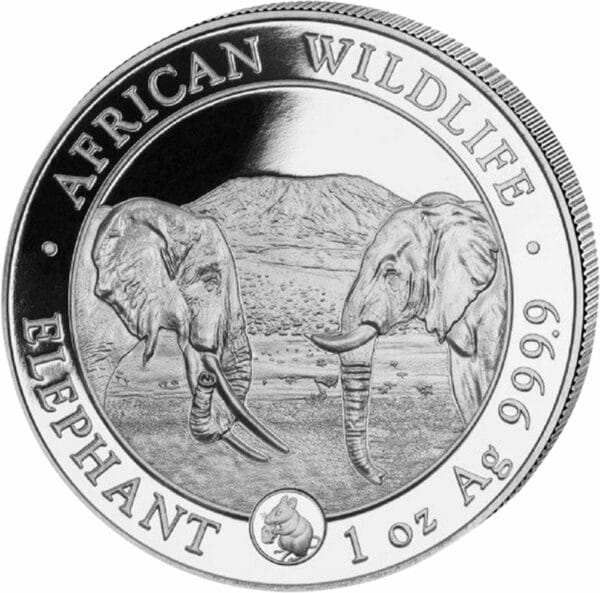 1 Unze Silber Somalia Elefant 2020 Privymark Maus (Auflage: 5.000)