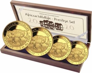 Gold Somalia Elefant Prestige Set PP 2020 (Auflage: 300 )