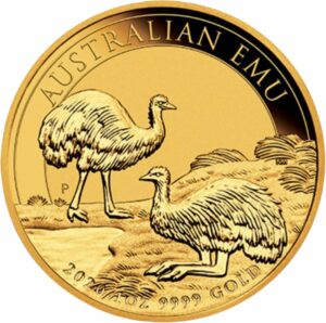 1 Unze Gold Emu 2020 (Auflage: 5.000 Stücke)