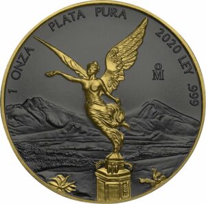 1 Unze Silber Mexiko Libertad 2020 (Auflage: 500 | teilvergoldet)