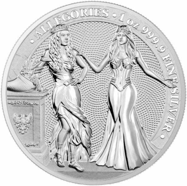 1 Unze Silber Italia und Germania 2020 (Auflage: 25.000)