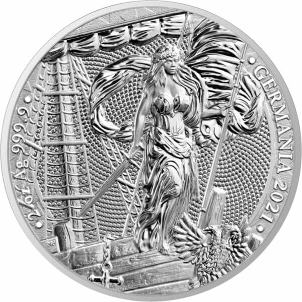 2 Unze Silber Germania 2021 (Auflage: 2.500)