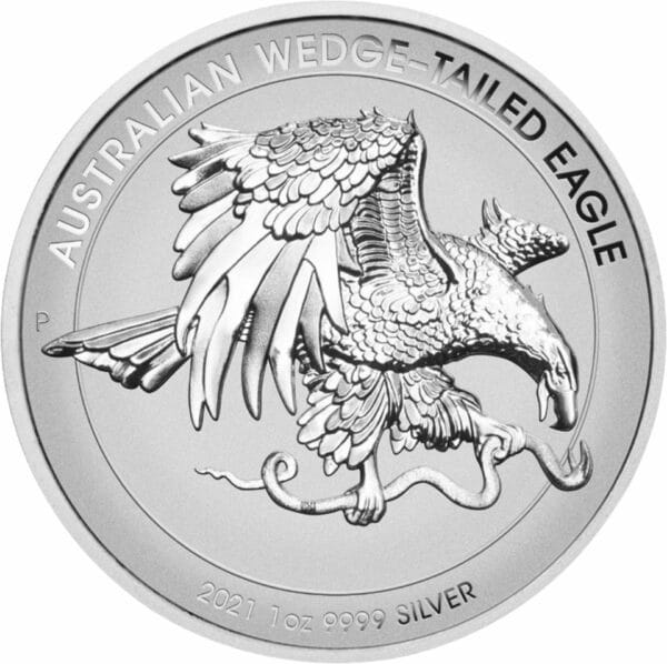 1 Unze Silber Wedge Tailed Eagle 2021 (Auflage: 50.000)