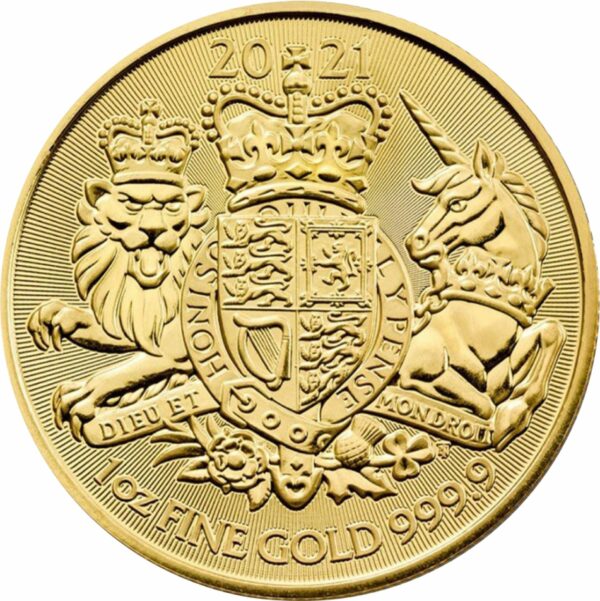 1 Unze Gold The Royal Arms 2021