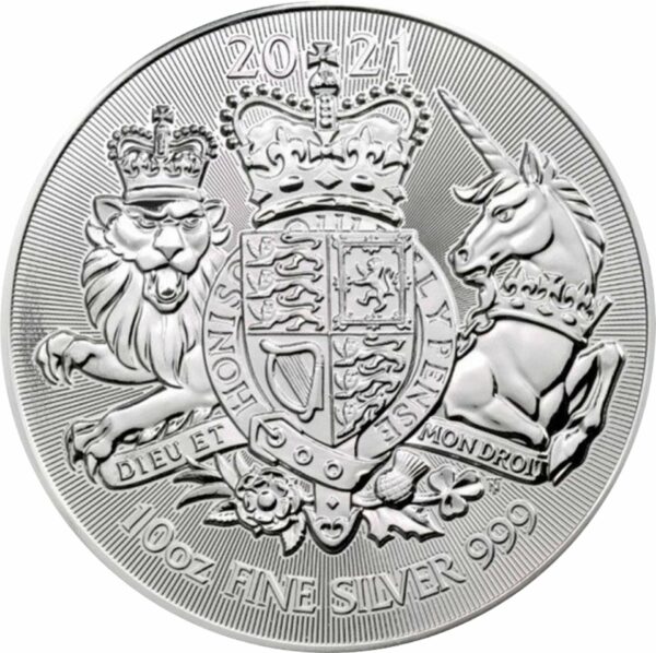 10 Unze Silber The Royal Arms 2021