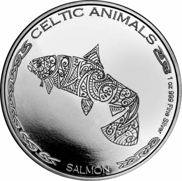 1 Unze Silber Celtic Animals Lachs 2021 (Auflage: 5.000)