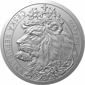 1 Unze Silber Tschechischer Löwe 2021 (Auflage: 7.935)
