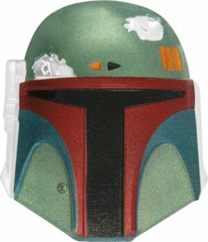 2 Unze Silber Boba Fett Helm 2020 PP (Auflage: 250 | coloriert | High Relief | Polierte Platte)