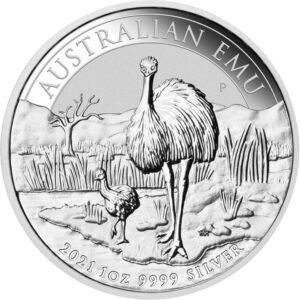 1 Unze Silber Australian Emu 2021 (Auflage: 30.000)