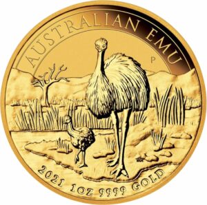 1 Unze Gold Emu 2021 (Auflage: 5.000)