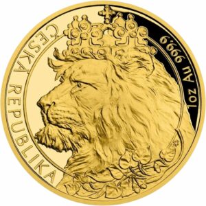 1 Unze Gold Tschechischer Löwe 2021 PP (Auflage: 500 | Polierte Platte)