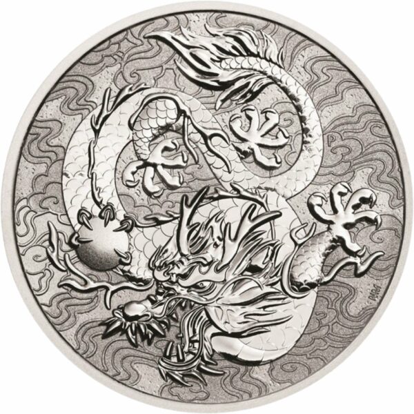 1 Unze Silber Australien Drache 2021 (Auflage: 45.000)