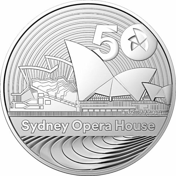 1 Unze Silber Sydney Opera House 2023 (Auflage: 50.000)