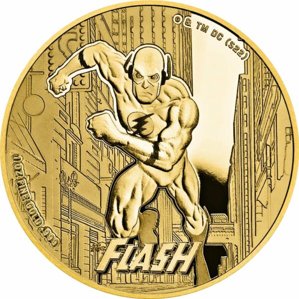 1 Unze Gold The Flash 2023 (Auflage: 150)