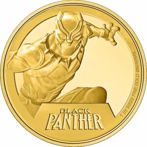 1 Unze Gold Marvel Black Panther 2023 PP (Auflage: 250 | Polierte Platte)