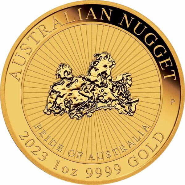 1 Unze Gold Australian Nugget Pride of Australia 2023 (Auflage: 7.500 | Perth Mint)