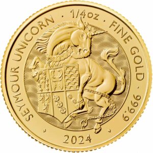 1/4 Unze Goldmünze Tudor Beasts Seymour Unicorn 2024