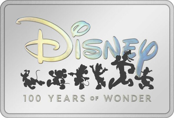 1 Unze Silber Walt Disney Mickey & Friends Walt Disney 2023 (Auflage: 10.000 | coloriert | Polierte Platte)