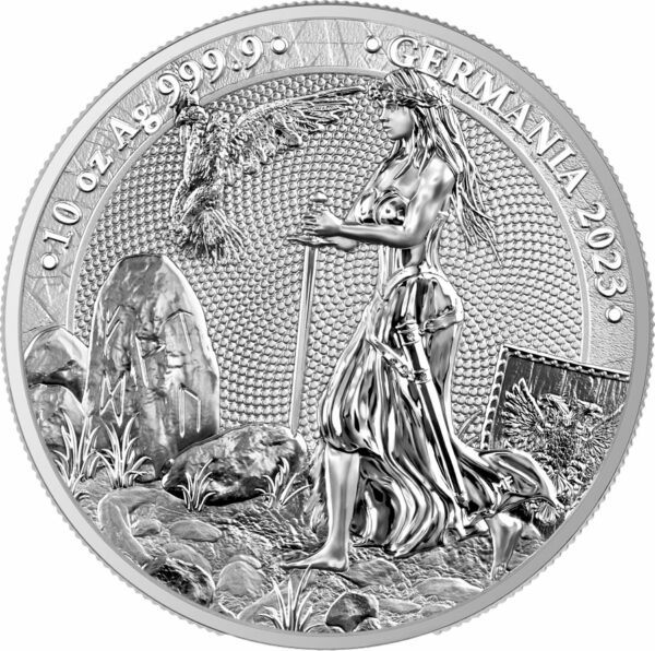 10 Unzen Silber Germania 2023 (Auflage: 1.000)