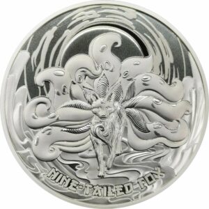 1 Unze Silber Mythische Kreaturen - Nine Tailed Fox 2023 (Auflage: 5.000)