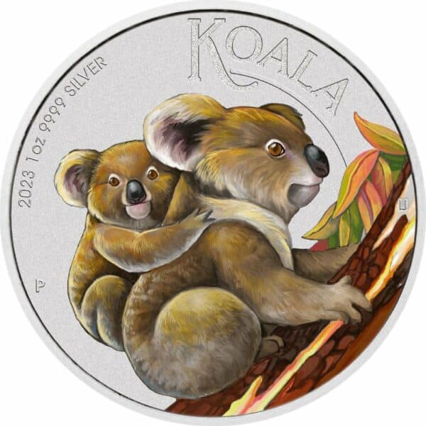 1 Unze Silber Koala 2023 Perth Stamp & Coin Show Special (Auflage 2.000 | coloriert)