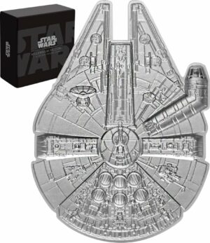 1 Unze Silber Star Wars Millennium Falke 2021 (Auflage: 5.000 | Polierte Platte)