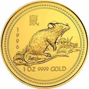 1 Unze Gold Lunar I Ratte 1996 (Maus)