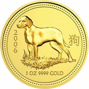 1 Unze Gold Lunar I Hund 2006