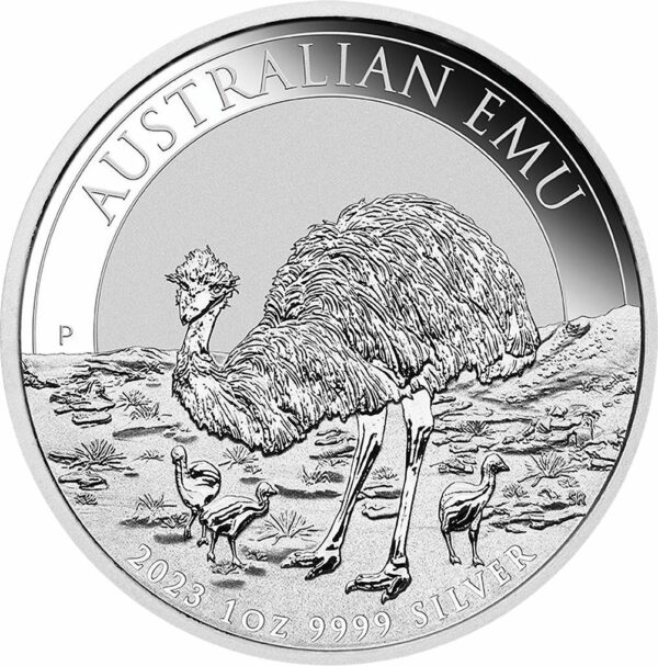 1 Unze Silber Australian Emu 2023 (Auflage: 30.000)